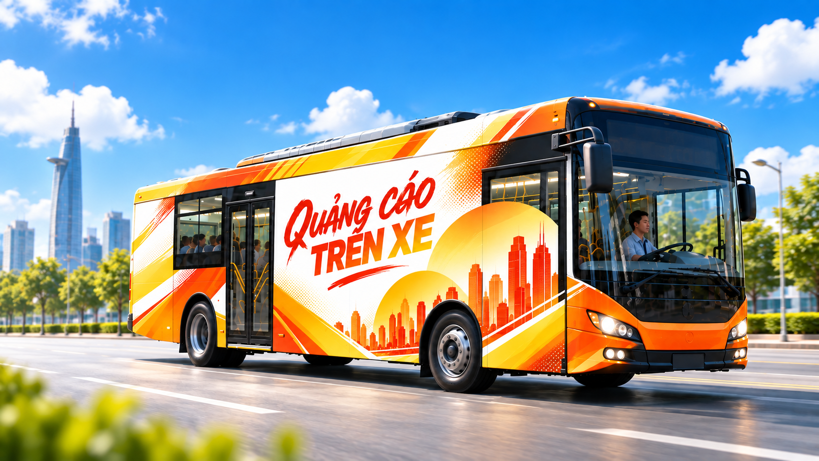 Quảng cáo trên xe