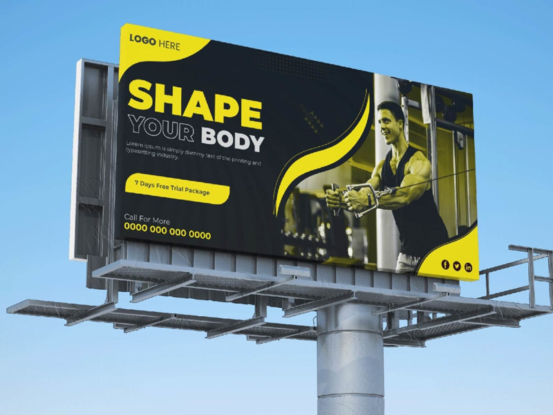 Billboard sát chợ Bến Thành
