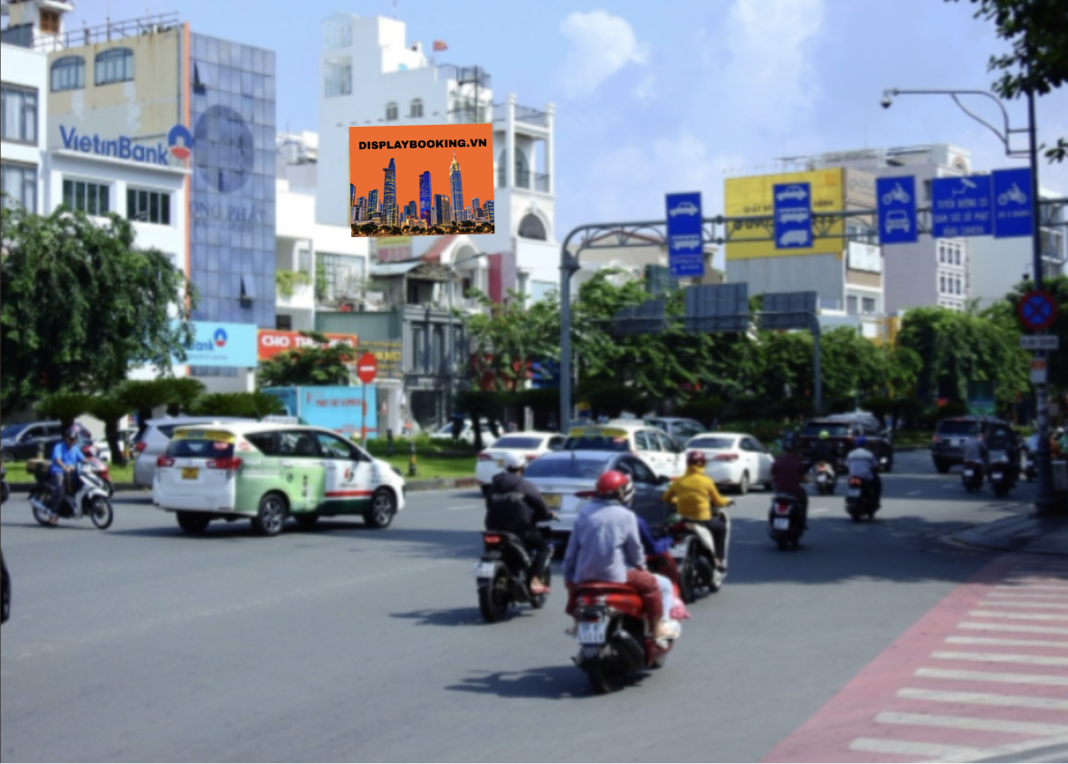 8 Sided Horizontal E-tower Panel Billboard at Vo Thi Sau - Hai Ba Trung intersection, Tan Dinh Ward, Ho Chi Minh City