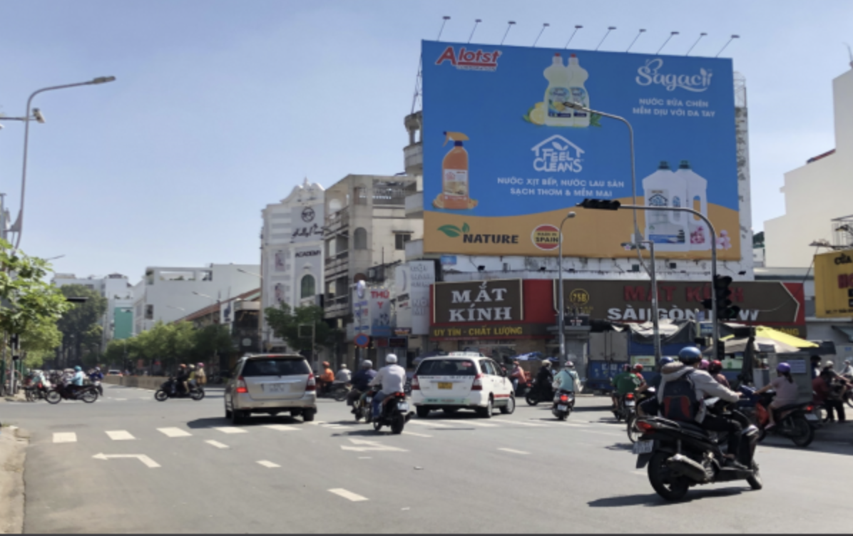 1 bảng quảng cáo trụ đơn 2 mặt tại 243 Hoàng Văn Thụ, Phường Tân Sơn Hoà, TP. Hồ Chí Minh