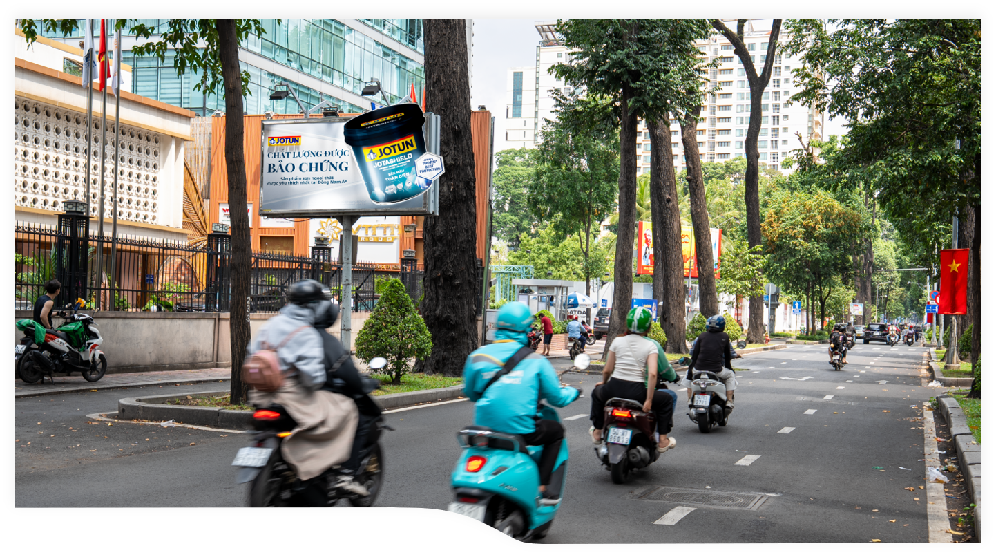 Billboard Đường Pasteur, Quận 1 ( 2 Trụ)