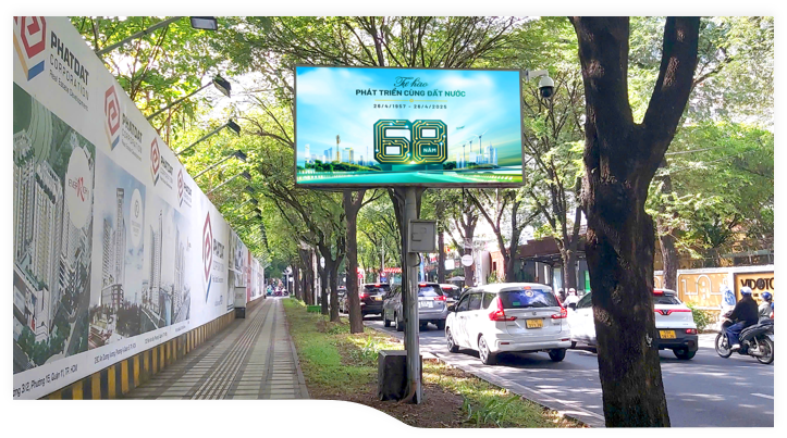 billboard Nam Kỳ Khởi Nghĩa, Quận 1 ( 2 Trụ)