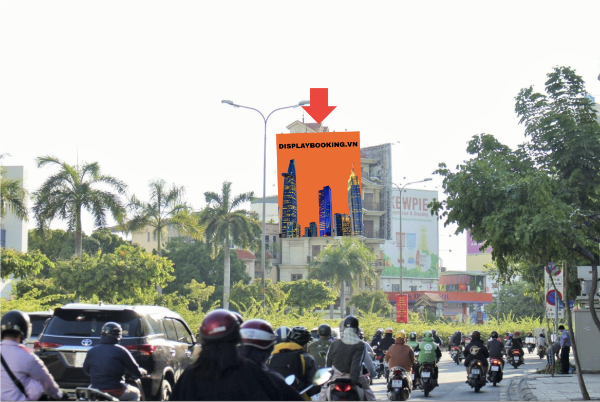 Billboard Khu vực toà nhà E.Town (Hướng Cộng Hòa đi Ngã 4 An Sương)