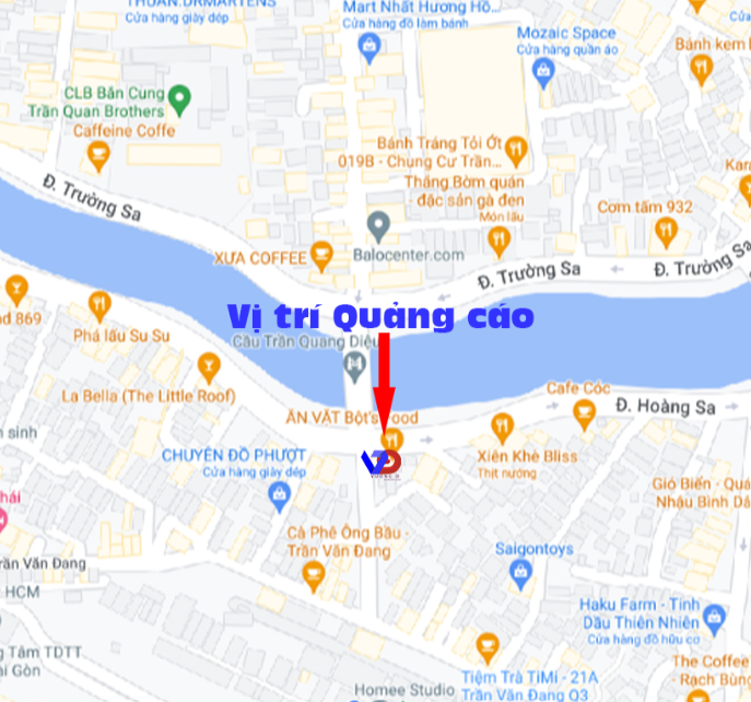 Bản đồ vị trí Ngã Tư Trần Quang Diệu