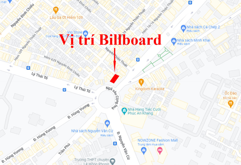 Bản đồ vị trí Ngã 6 Cộng Hoà