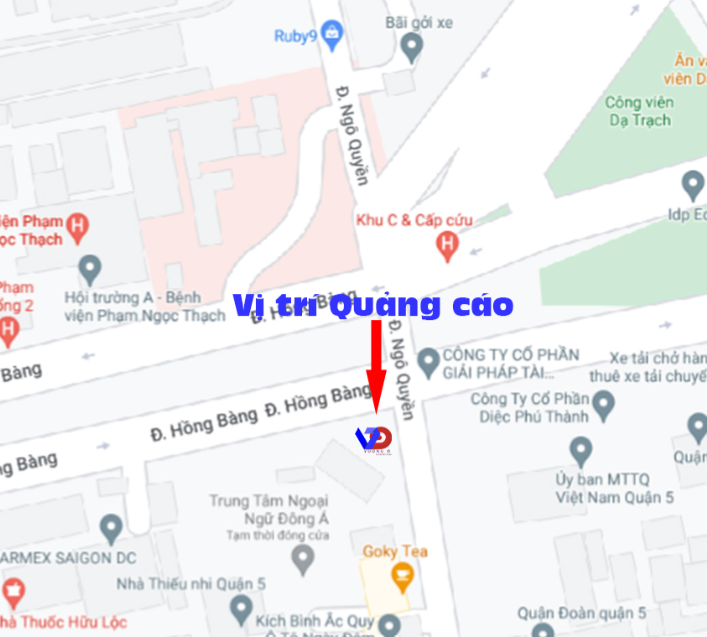Bản đồ vị trí Ngã Tư Hồng Bàng – Ngô Quyền