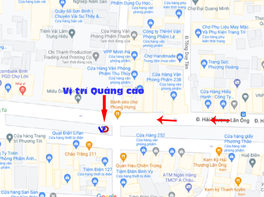 Bản đồ vị trí Ngã 4 Hải Thượng Lãn Ông – Phùng Hưng