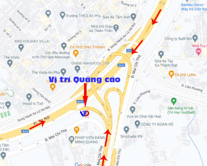 Bản đồ vị trí Ngã 3 Cát Lái