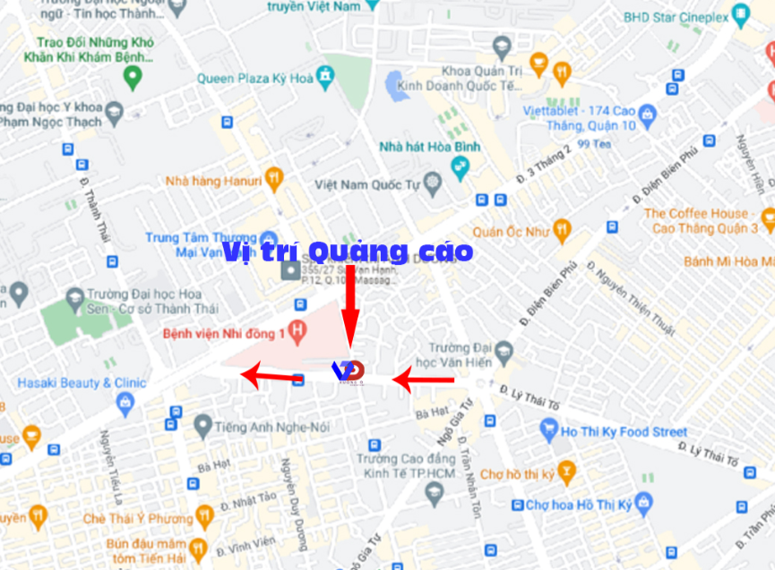 Bản đồ vị trí 650 Huỳnh Tấn Phát