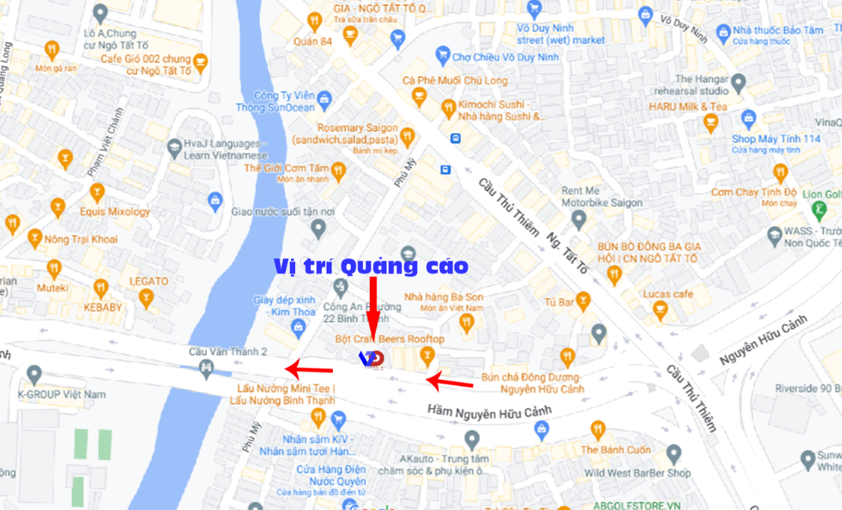 Bản đồ vị trí Dưới Chân Cầu Văn Thánh 2