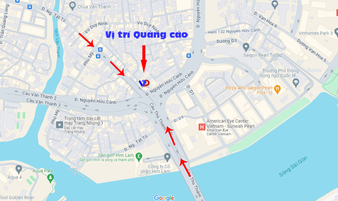Bản đồ vị trí VÒNG XOAY NGUYỄN HỮU CẢNH