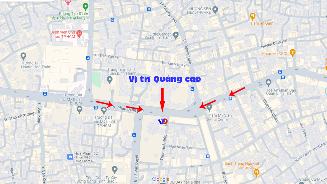 Bản đồ vị trí Chợ Bà Chiểu