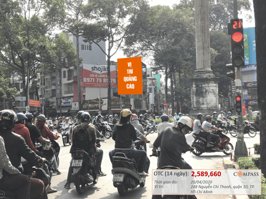 Bảng quảng cáo ngoài trời 248 Nguyễn Chí Thanh, quận 10, Hồ Chí Minh
