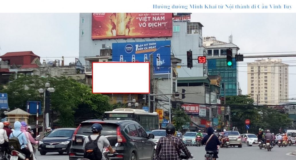 Bảng quảng cáo ngoài trời 328 Minh Khai, Vĩnh Tuy, Hai Bà Trưng, Hà Nội – Ngã Tư cầu Mai Động