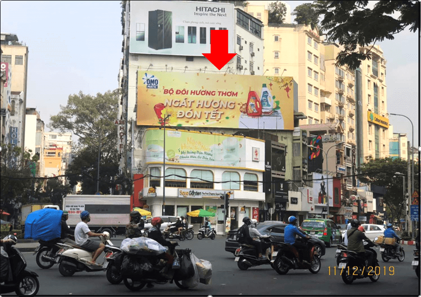 Bảng quảng cáo ngoài trời 319 Lý Tự Trọng, quận 1, Hồ Chí Minh