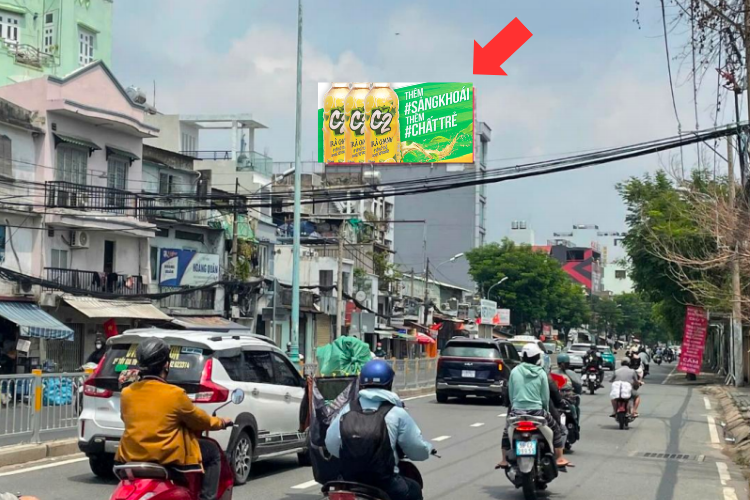 1 Bảng quảng cáo ốp tường tại 460C Nguyễn Tất Thành, Phường Xóm Chiếu, TP. Hồ Chí Minh