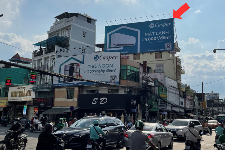 1 Biển quảng cáo Pano ốp tường ngang tại 535A Cách Mạng Tháng 8, Hòa Hưng, Thành phố Hồ Chí Minh