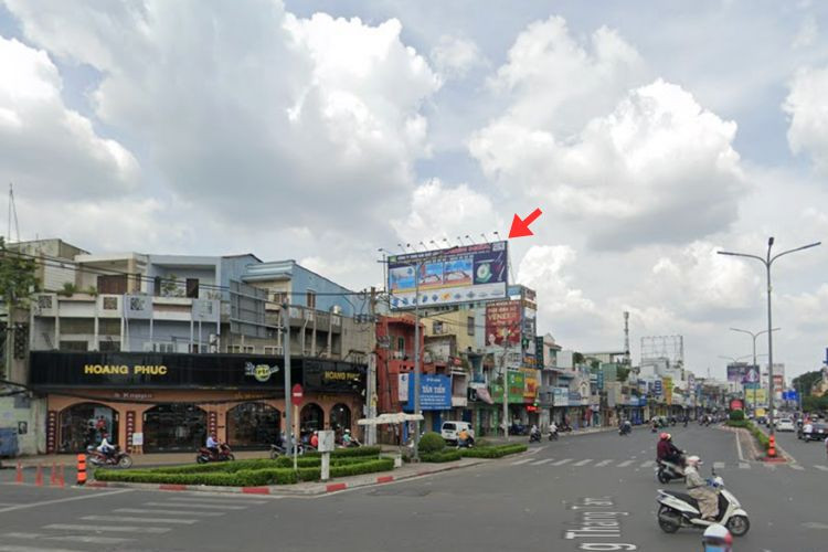 1 bảng quảng cáo treo tường tại 616 Hoàng Văn Thụ, Phường Tân Sơn Nhất, TP. Hồ Chí Minh