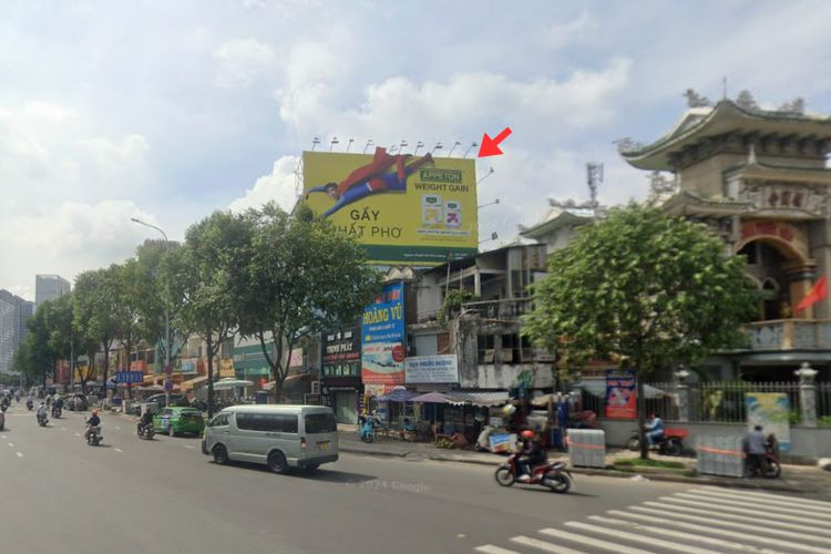 1 bảng quảng cáo ốp tường tại 486A Điện Biên Phủ, Phường Bình Thạnh, TP. Hồ Chí Minh