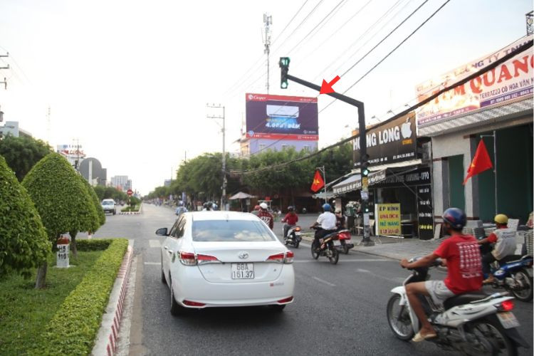 1 bảng quảng cáo treo tường tại 491 Nguyễn Trung Trực, Phường Rạch Giá, An Giang