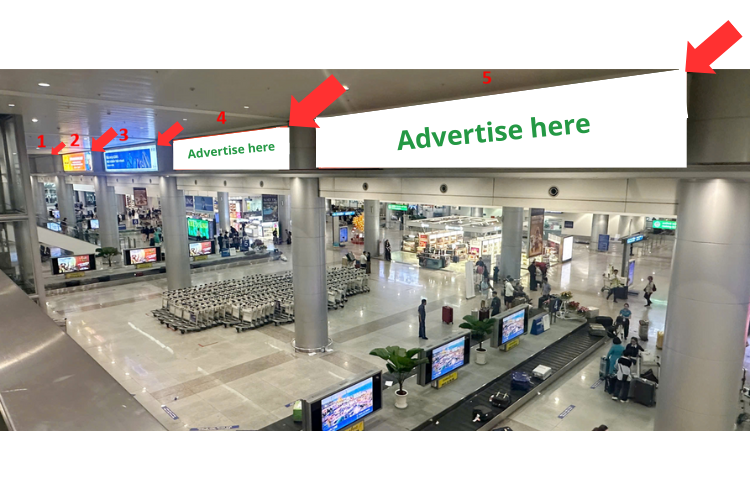 7 Panel Horizontal Light Box Billboard tại Tan Son Nhat International Airport, Tan Son Hoa, Ho Chi Minh City (Terminal 2 Immigration Baggage Claim)